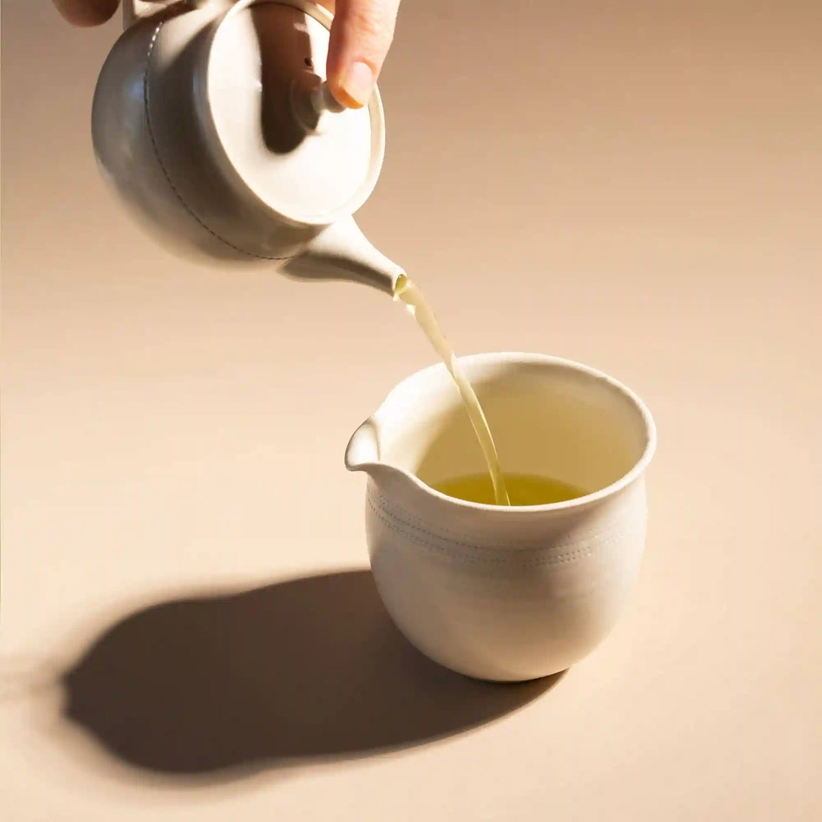 White Tokoname Teaware Set