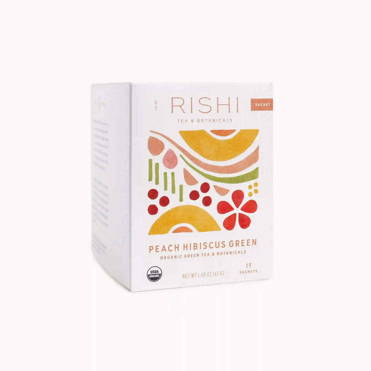 Peach Hibiscus Green